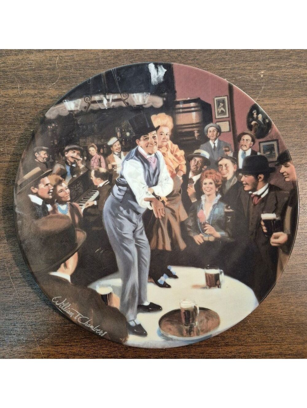 Knowles 1990 Limited Edition Collector's Plate 'Get Me to the Church on Time' by